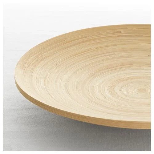 IKEA Hultet Dekoratif Ahşap Bambu Tabak 30 cm - 2