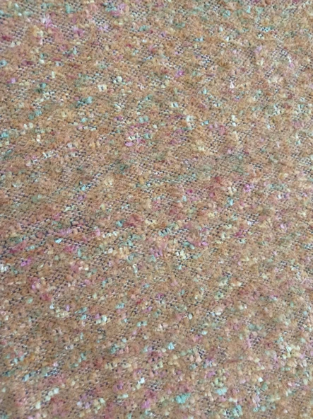 Tavşan Tüyü Peluş El Dokuma Yumuşak Dokulu Çift Kişilik Yatak Örtüsü (280x260)kremit - 4