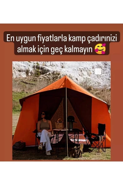 Doğa Kamp İki Odalı Ara Bölmeli Iki Ayrı Girişli Önü Gölgelikli - 6