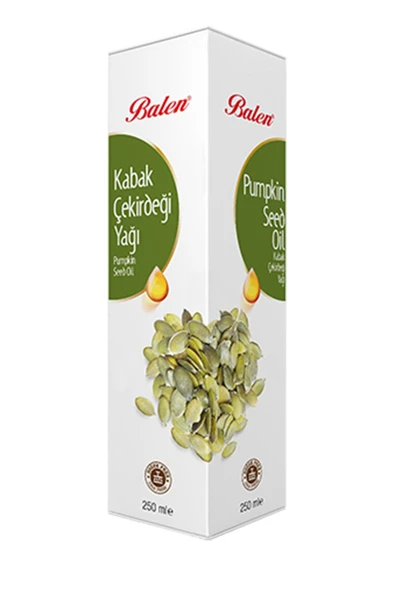 Balen Kabak Çekirdeği Yağı 250 ml Cam Şişe 250 Cc Saf Yağ