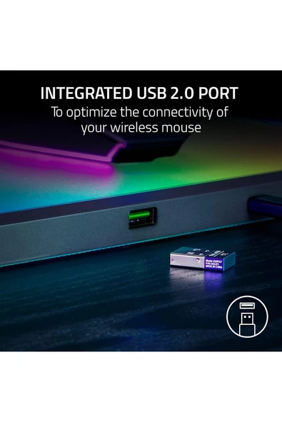 RAZER Firefly V2 Pro Tam Aydınlatmalı RGB Oyuncu Mouse Matı - Siyah - 4