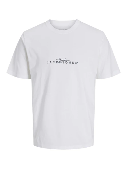 JACK JONES Yazı Detaylı Pamuklu Erkek Tişört 12273163 ürün görseli