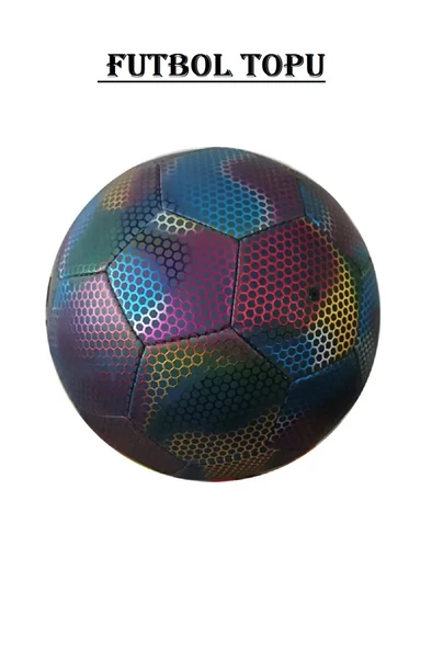 Kapris Fosfor Desenli Dikişli Futbol Topu X733