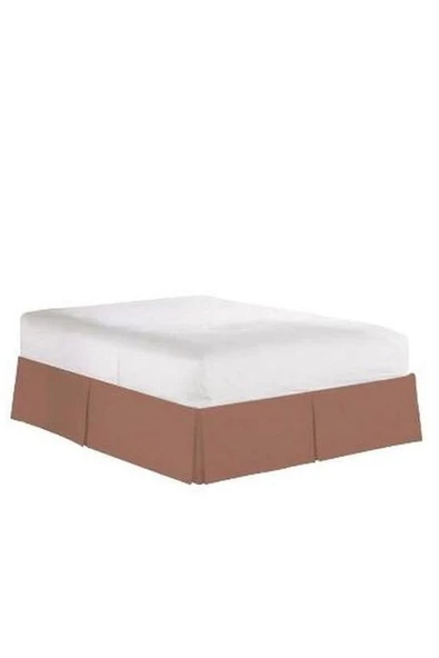 Açık Kahve Köşe Ve Yan Yırtmaçlı Baza Eteği