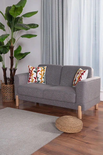 Kilim Mobilya Bohera Bohem Koltuk Takımı 3 2 1 1 Gri - 5