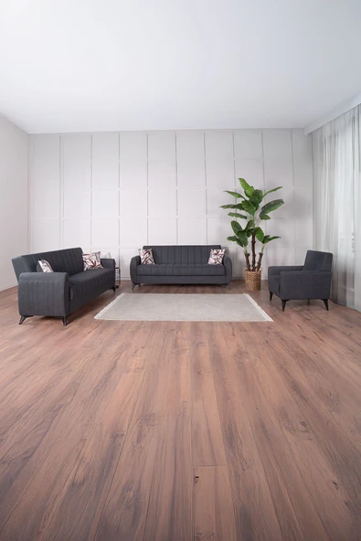 Kilim Mobilya Linda Koltuk Takımı 3 3 B Antrasit