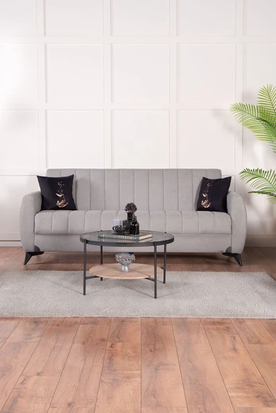 Kilim Mobilya Linda Koltuk Takımı 3 3 B B Gri - 2