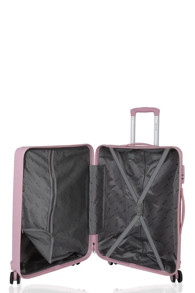 MÇS 374 POLİPROPİLEN KIRILMAZ  BÜYÜK BOY VALİZ - Resim 5