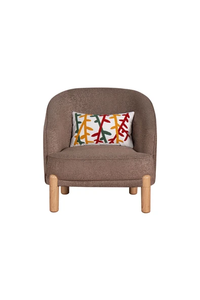 Kilim Mobilya Bohera Bohem Berjer Kahverengi - 2