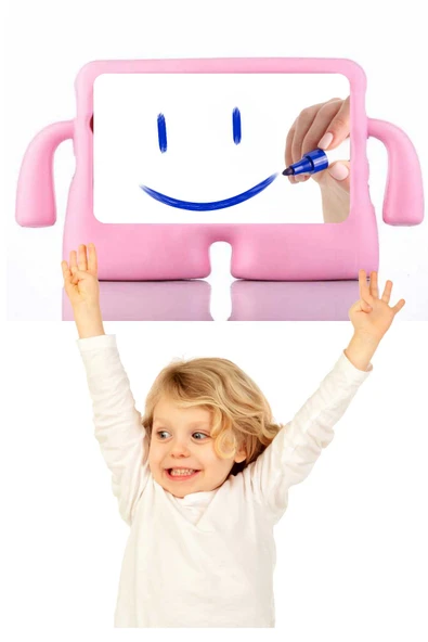 iPad Air 13 2025 M3 Çip Uyumlu Koko Eğlenceli Karakterli Tam Koruma Sağlayan Standlı Tablet Kılıfı - Resim 4