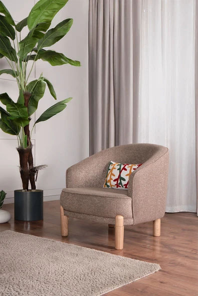 Kilim Mobilya Bohera Bohem Koltuk Takımı 3 2 1 1 Kahverengi - 5