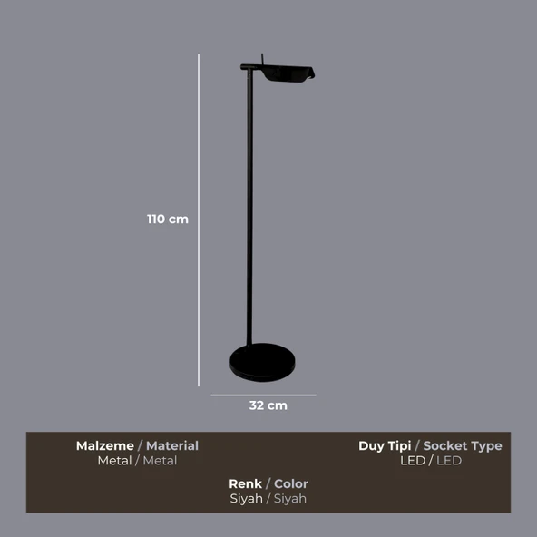 Noir Siyah Kısa Lambader - 3