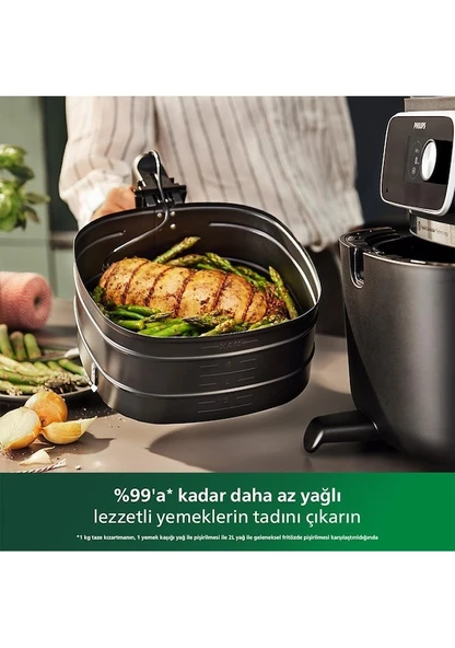 Philips HD9880/90 7000 Serisi Combi XXL Connected 8.3 LT Yağsız Airfryer Fritöz - 7