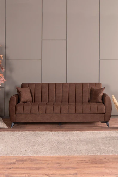 Kilim Mobilya Linda Koltuk Takımı 3 2 B B Kahverengi - 2