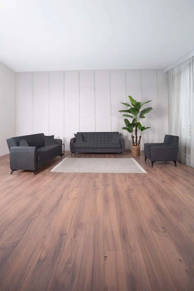 Kilim Mobilya Linda Koltuk Takımı 3 3 B Antrasit ürün görseli 1
