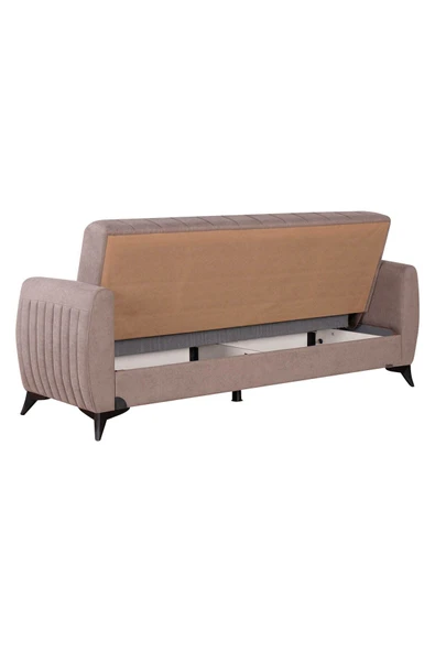 Kilim Mobilya Linda Koltuk Takımı 3 2 B B Açık Kahverengi - 4