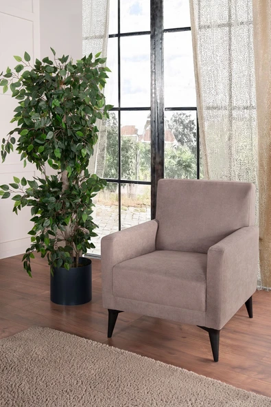 Kilim Mobilya Linda Koltuk Takımı 3 3 B B Açık Kahverengi - 2