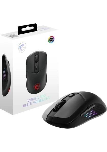 MSI Versa 300 Elite Wireless RGB Şarjlı Optik Kablolu/Kablosuz Oyuncu Mouse