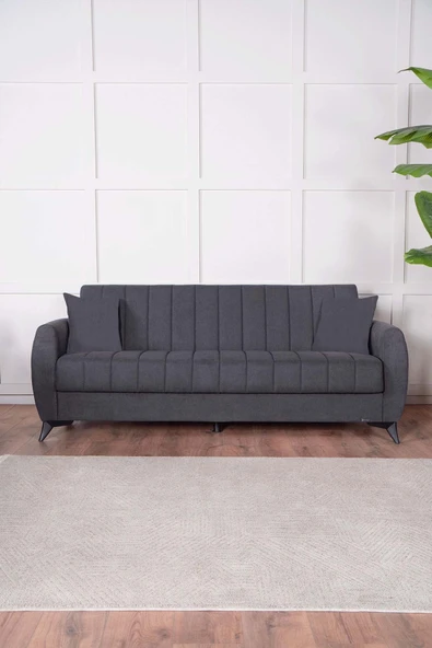 Kilim Mobilya Linda Koltuk Takımı 3 3 B Antrasit - Resim 2