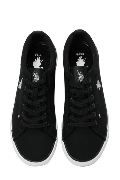 U.S.POLO ASSN TEO 5FX SİYAH CASUAL ANATOMİK SPOR GÜNLÜK AYAKKABI - Resim 3