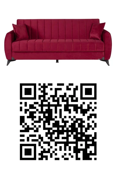 Kilim Mobilya Linda Koltuk Takımı 3 2 B B Bordo - Resim 7