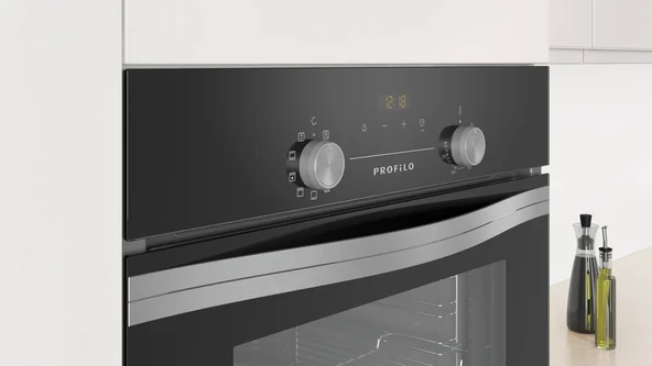 PROFİLO-Frma125s -Anksatre fırın -Siyah- A enerji - 2