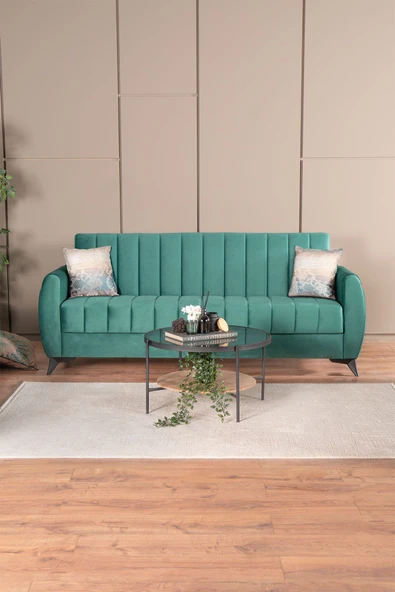 Kilim Mobilya Linda Koltuk Takımı 3 2 B B Yeşil - Resim 2