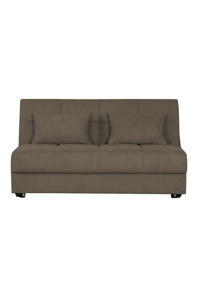 Kilim Mobilya Robin Kanepe Üç Kişilik Çift Kişilik Yatak Olabilen Kanepe Kahverengi - 5