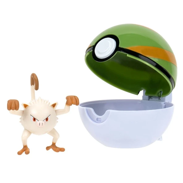 Pokemon Clip 'N' Go Mankey & Nest Ball - 2