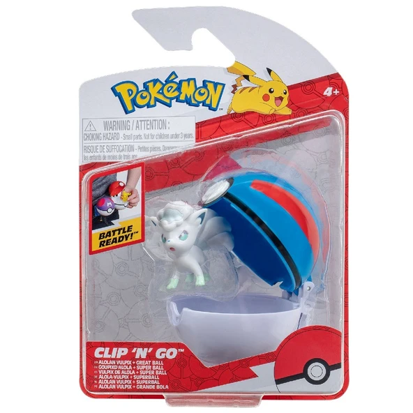 Pokemon Clip 'N' Go Alolan Vulpix & Great Ball - 4