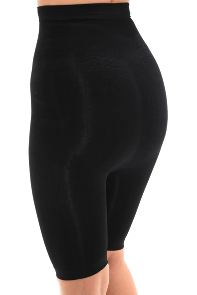 Özel Seri Doğum Sezeryan Sonrası Vücut Kaymaz Silikonlu Toparlayıcı Selüllit Önleyici Paçalı Korse - Resim 3