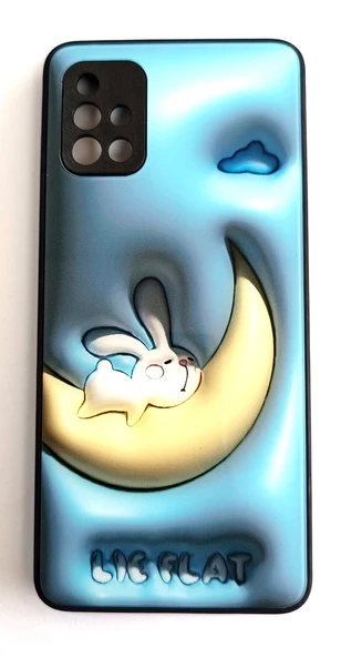 Samsung Galaxy A51 Uyumlu Resimli Orta Sert Kılıf ürün görseli 1