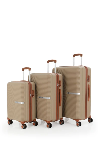 MÇS 374 POLİPROPİLEN 3 LÜ VALİZ SETİ