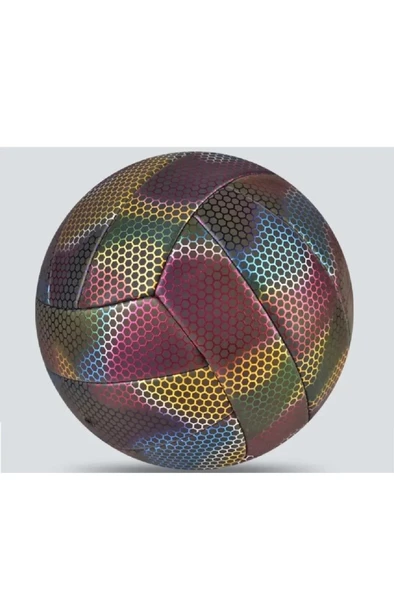 Kapris Fosfor Desenli Dikişli Voleybol Topu VB307 - 2