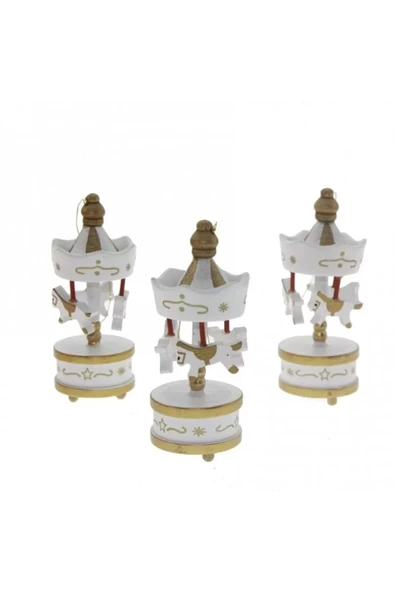 Dekoratif 6'li Beyaz Mini Atlı Karınca - 2