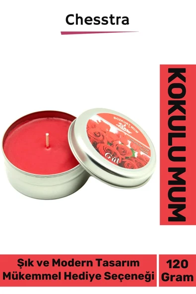 Premium Aromaterapi Arınma Huzur Meditasyon Yoga Esans Dekoratif Mum Oda Kokusu 120g Teneke Kutu