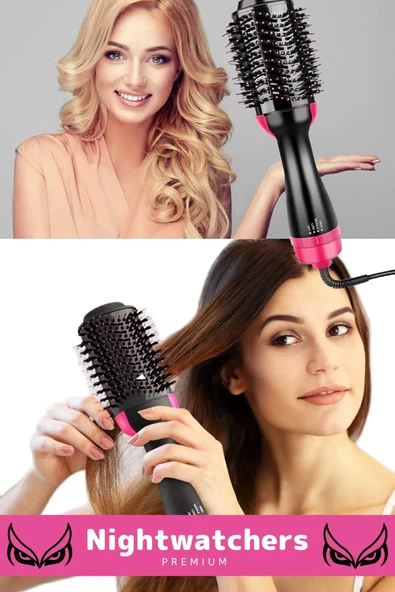 Deluxe 4 Vitesli Çok Kademeli 1200w Elektrik Hava Üflemeli 2.5m Kablolu Saç Düzleştirici Fön Tarağı - 4