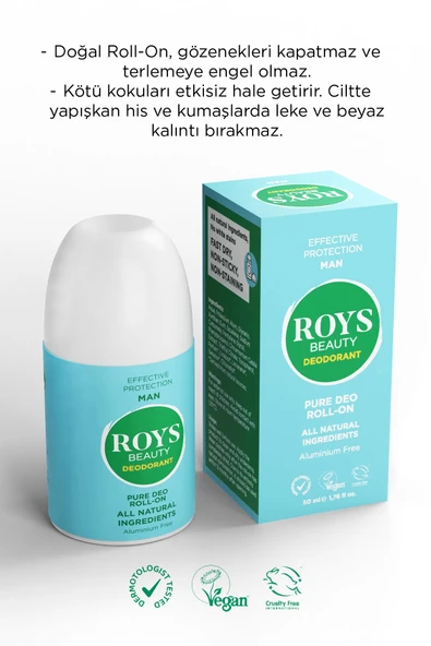 Roys Beauty Doğal Roll-on Erkek - 3