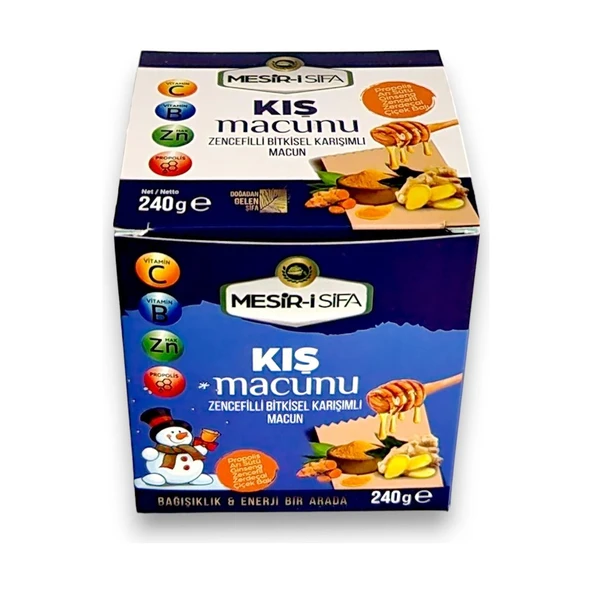 Mesir-i Şifa Zencefilli Bitkisel Karışımlı Kış Macun 240 gr - 3