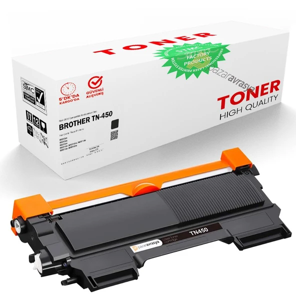 Brother HL-2250DN/HL-2270DW TN450 Muadil Toner/WB/TN-450