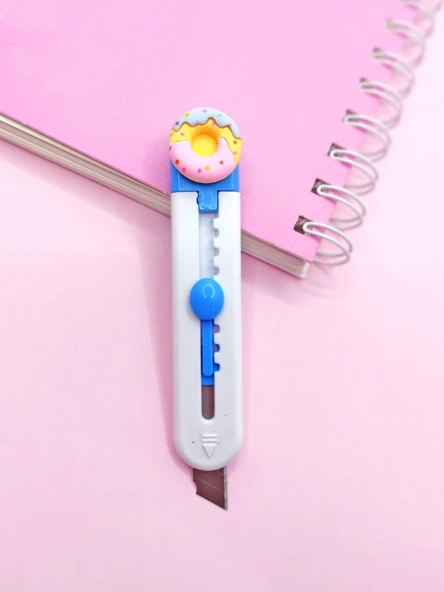 Mini Şekilli Maket Bıçağı - Sevimli Donut