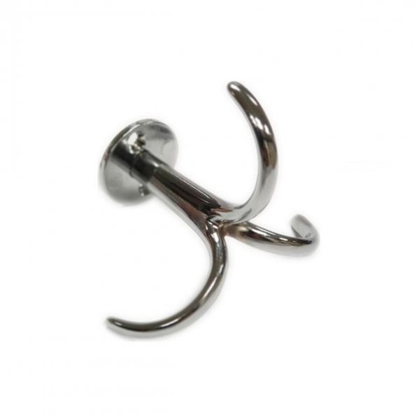 Çapari Kanca Askı Vestiyer Portmanto Elbise Askısı Krom - 3