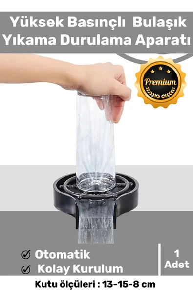 Deluxe Seri Kaliteli Hızlı Yüksek Basınçlı Otomatik Kupa Bardak Bulaşık Yıkama Durulama Aparatı
