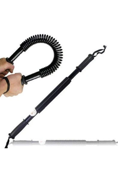 Çakabey Bük Bük Egzersiz Yayı 20 kg direnç Siyah BükBük Yay direnç yayın POWER TWİSTER - 3