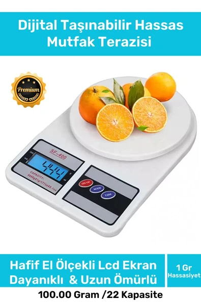 Özel Seri Yüksek Hassasiyet Pilli Dara Fonksiyonlu Otomatik Kapanma Özellikli Hassas Mutfak Terazisi