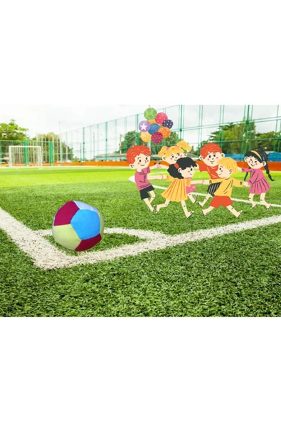 Çakabey Peluş Top Silikon Yumuşak Top 15 Cm  Çocuk Topu Kırmaz Top - 7