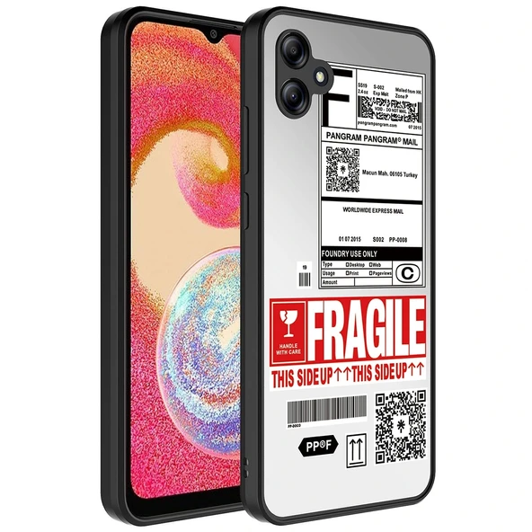 Samsung Samsung A04E Kılıf Aynalı Desenli Kamera Korumalı Parlak Mirror Kapak