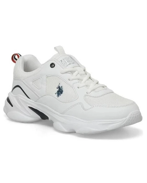 U.s. Polo Assn. Bob Wmn 5Fx Kadın Beyaz-Lacivert Sneaker Ayakkabı - 1