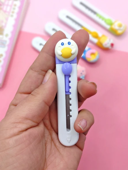 Mini Şekilli Maket Bıçağı - Sevimli Kurabiye - 2