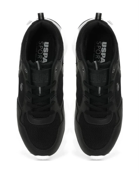 U.s. Polo Assn. Bob Wmn 5Fx Kadın Siyah-Beyaz Sneaker Ayakkabı - 4